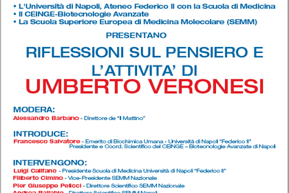 L'Università di Napoli e il Ceinge ricordano Umberto Veronesi