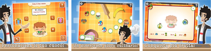 App "Bimbi in cucina"