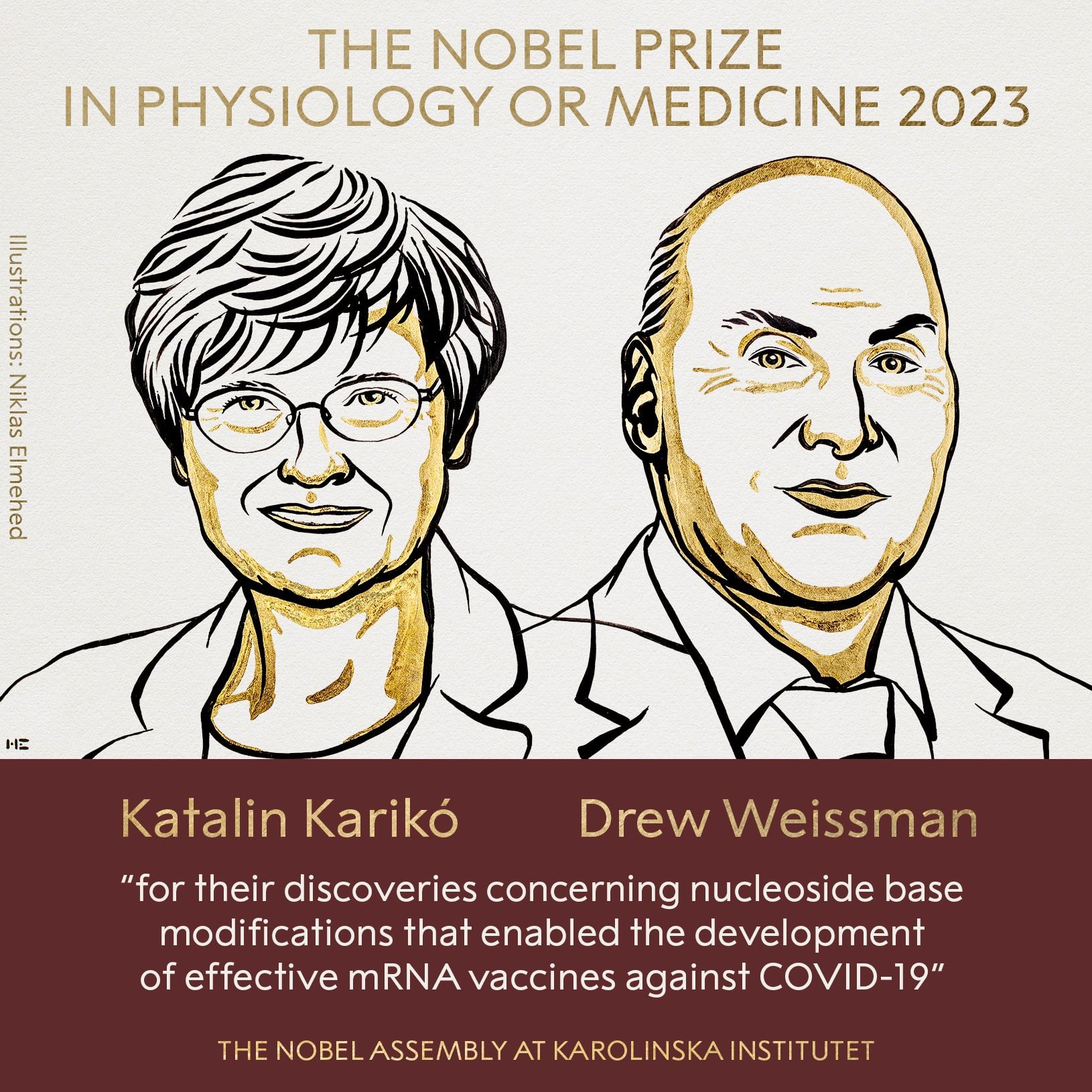 Il Nobel 2023 ai "genitori" dei vaccini a mRNA Fondazione Umberto
