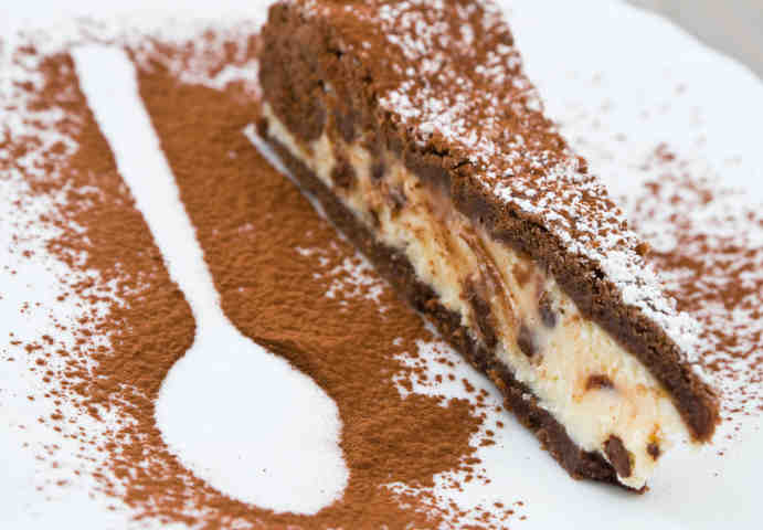 Cheesecake al cioccolato