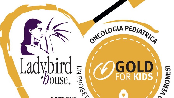 Ladybird house al Cosmoprof sostiene Gold for Kids