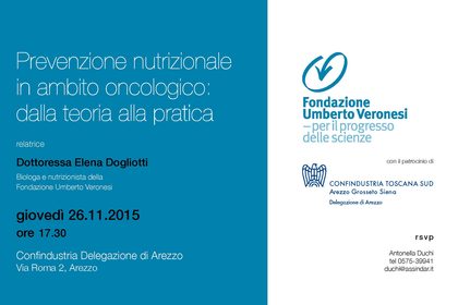 Sana alimentazione con la delegazione di Arezzo