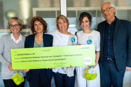 Dai «Limoni per la ricerca» novantamila euro per finanziare tre scienziati