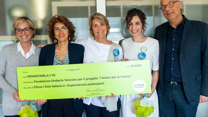 Dai «Limoni per la ricerca» novantamila euro per finanziare tre scienziati