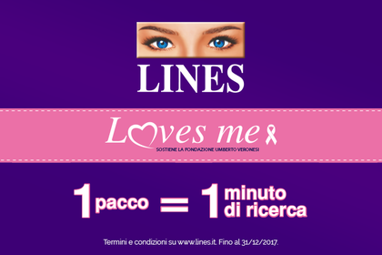 Con Lines puoi donare minuti preziosi alla ricerca contro il cancro