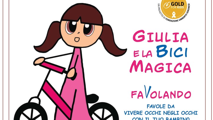 "Giulia e la bici magica", una favola contro i tumori infantili