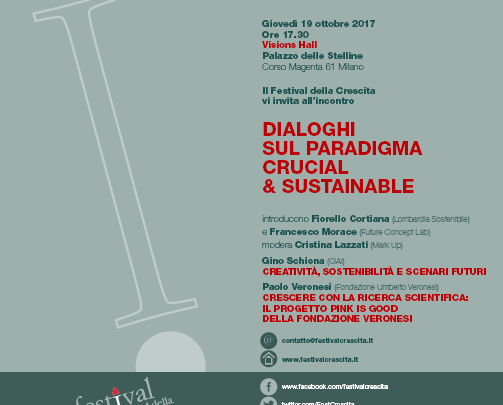 La Fondazione Veronesi al «Festival della Crescita» a Milano