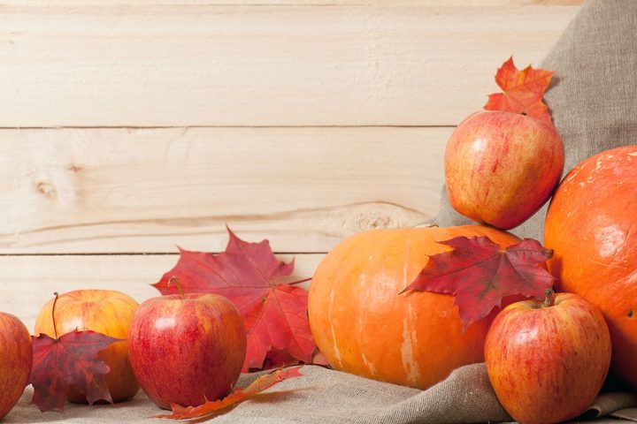 Torta di zucca e mele