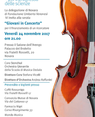 A Novara un concerto per sostenere la ricerca scientifica