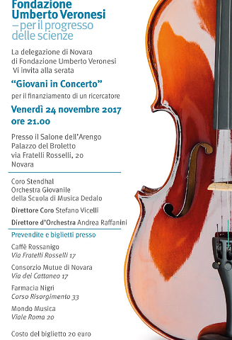 A Novara un concerto per sostenere la ricerca scientifica