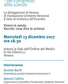 A Verona «Vaccini: cosa dice la scienza»