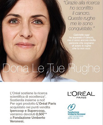 «Dona le tue rughe»: la campagna a sostegno delle donne col cancro
