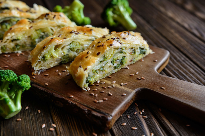 Strudel salato di broccoli