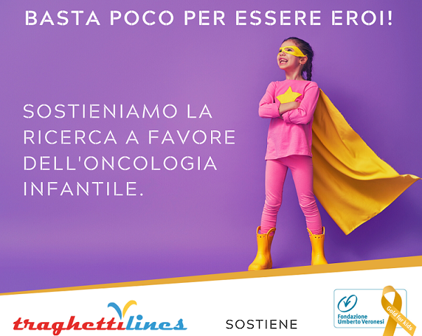Chi prenota con Traghettilines può sostenere la ricerca