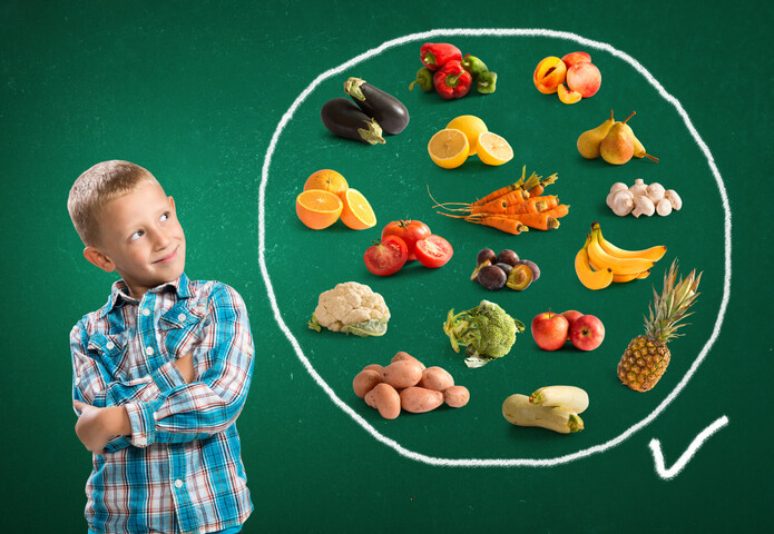 Educare i bambini a una dieta equilibrata «crea» adulti più sani