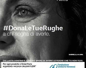 L'Oreal Paris mette in campo le rughe contro i tumori femminili