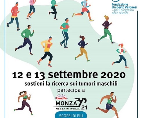 Fondazione Veronesi partner della Ganten Monza21 Half Marathon