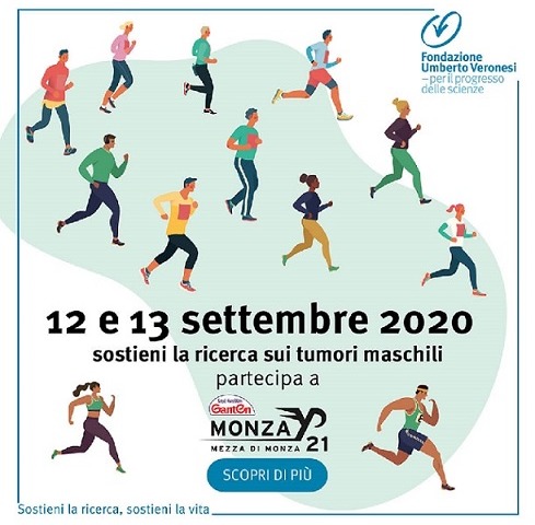 Fondazione Veronesi partner della Ganten Monza21 Half Marathon