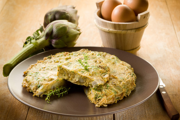 Frittata con carciofi