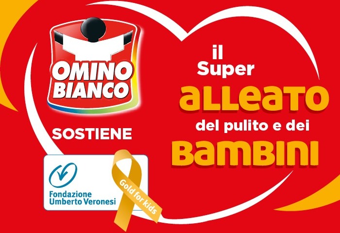 Omino Bianco sostiene la ricerca sui tumori pediatrici