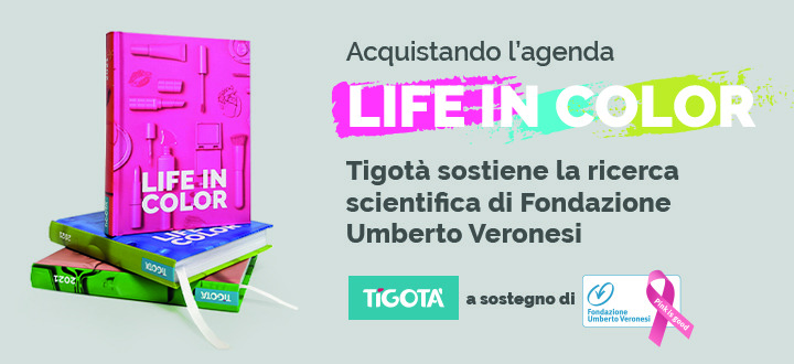 Da Tigotà l’agenda «Life in Color» per sostenere la ricerca scientifica