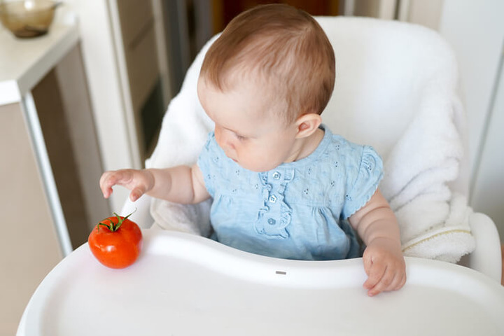 Si può dare il pomodoro a un bambino durante lo svezzamento?