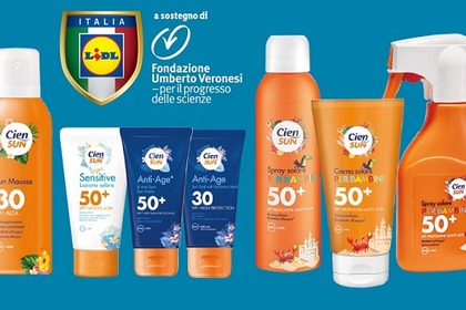 Lidl Italia con Fondazione Veronesi per la salute della pelle