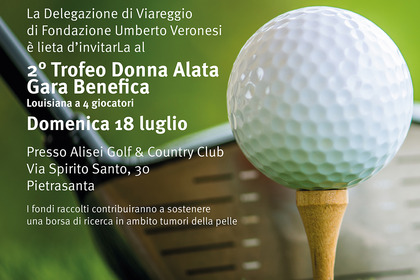 A Pietrasanta un torneo di golf per la ricerca