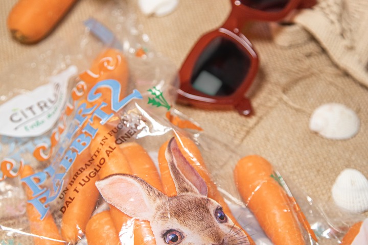 Quanto è buona la verdura! Citrus con "Peter Rabbit 2. Un birbante in fuga" per Fondazione Veronesi