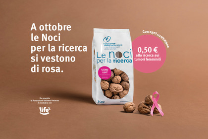 A ottobre tornano «Le Noci per la Ricerca»… in rosa
