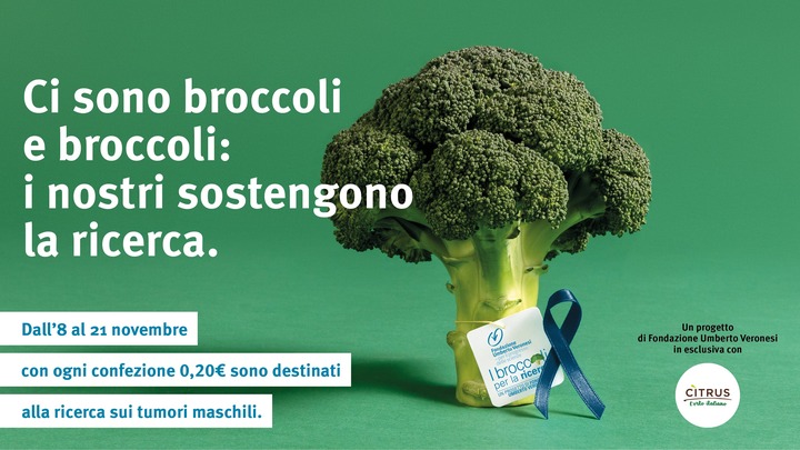 A novembre la prima edizione de “I broccoli per la ricerca”