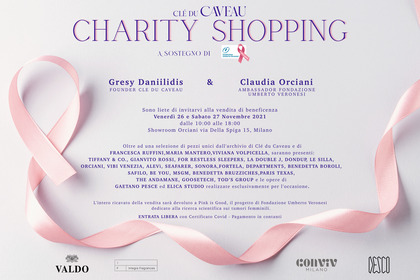 Charity shopping con Claudia Orciani e Gresy Daniilidis a sostegno di Pink is Good
