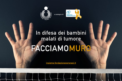 La Federazione Italiana di Pallavolo sostiene la ricerca oncologica pediatrica