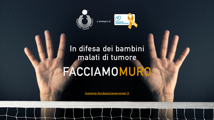 La Federazione Italiana di Pallavolo sostiene la ricerca oncologica pediatrica