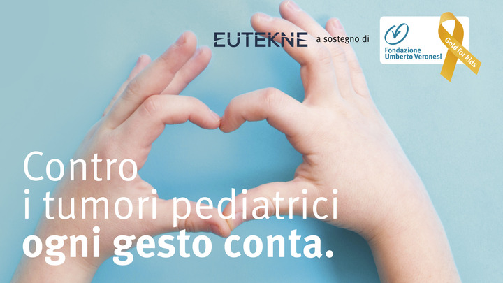 Eutekne continua a sostenere la ricerca sui tumori pediatrici
