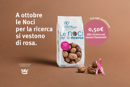 Anche questo ottobre tornano "Le noci per la ricerca"