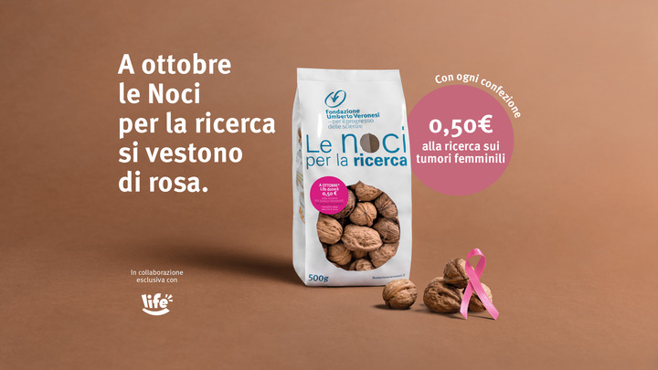 Anche questo ottobre tornano "Le noci per la ricerca"