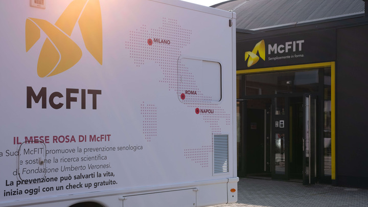 Le palestre McFit a fianco di Fondazione Veronesi nella lotta ai tumori femminili