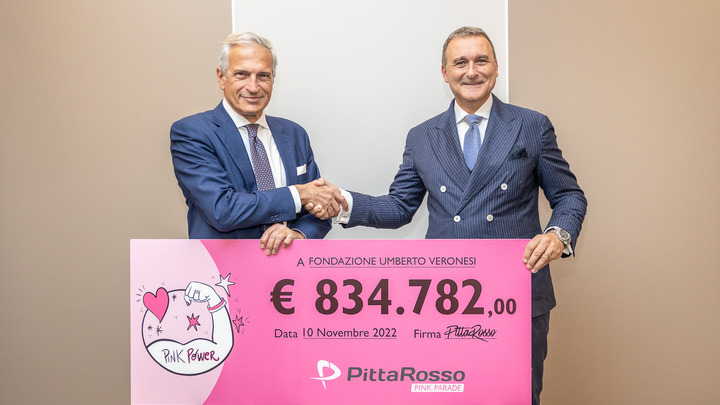 Pittarosso Pink Parade: oltre ottocentomila euro per la ricerca sui tumori femminili