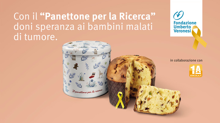 Quest’anno «Il Panettone per la ricerca» lo trovi anche in edicola