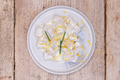 Pasta alla ricotta e limone