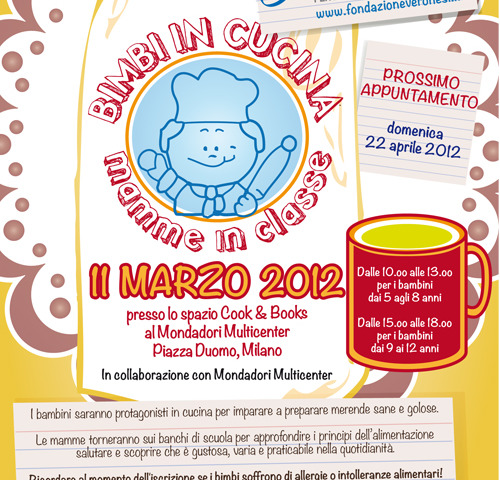 Il nuovo appuntamento con Bimbi in Cucina e Mamme in Classe