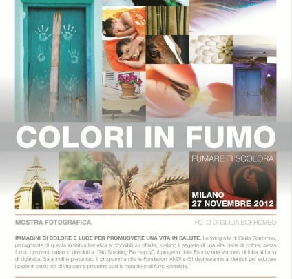 "Colori in fumo", una mostra fotografica a sostegno di No Smoking Be Happy