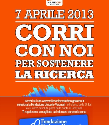 Corri anche tu per la ricerca: partecipa alla Milano City Marathon con Fondazione Veronesi