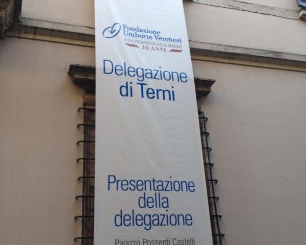 Il 7 giugno a Terni presentata ufficialmente la nuova delegazione locale della Fondazione
