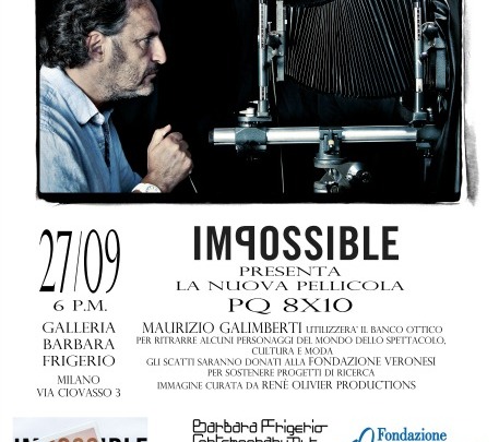 Presentazione pellicola Impossible PQ 8x10 a sostegno della Fondazione Veronesi