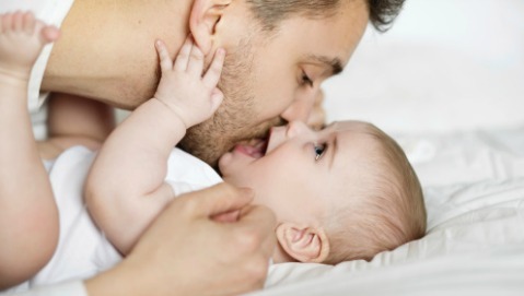 Se il neonato è sano è merito anche del papà